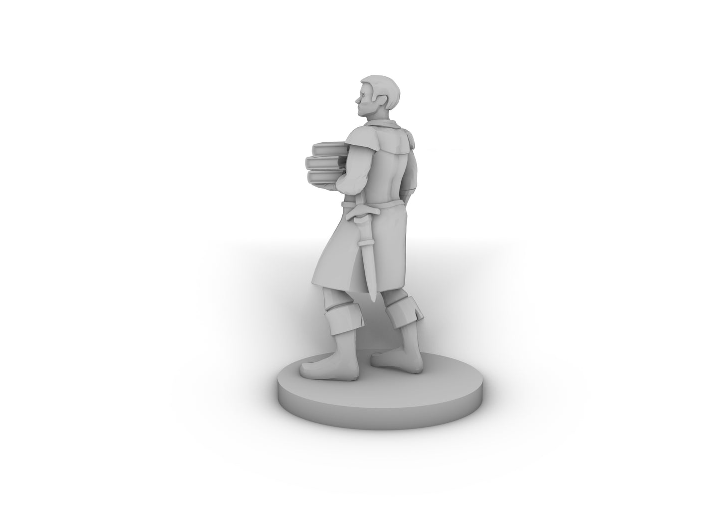 Book Ranger No Weapons' Tabletop DND Gaming Miniature