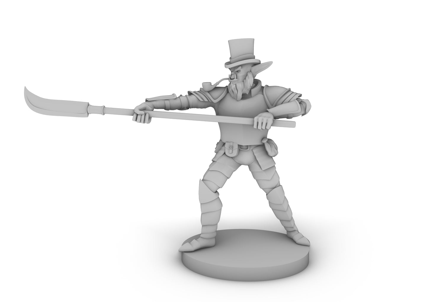 Bugbear Classy Glaive Fighter Tabletop DND Gaming Miniature