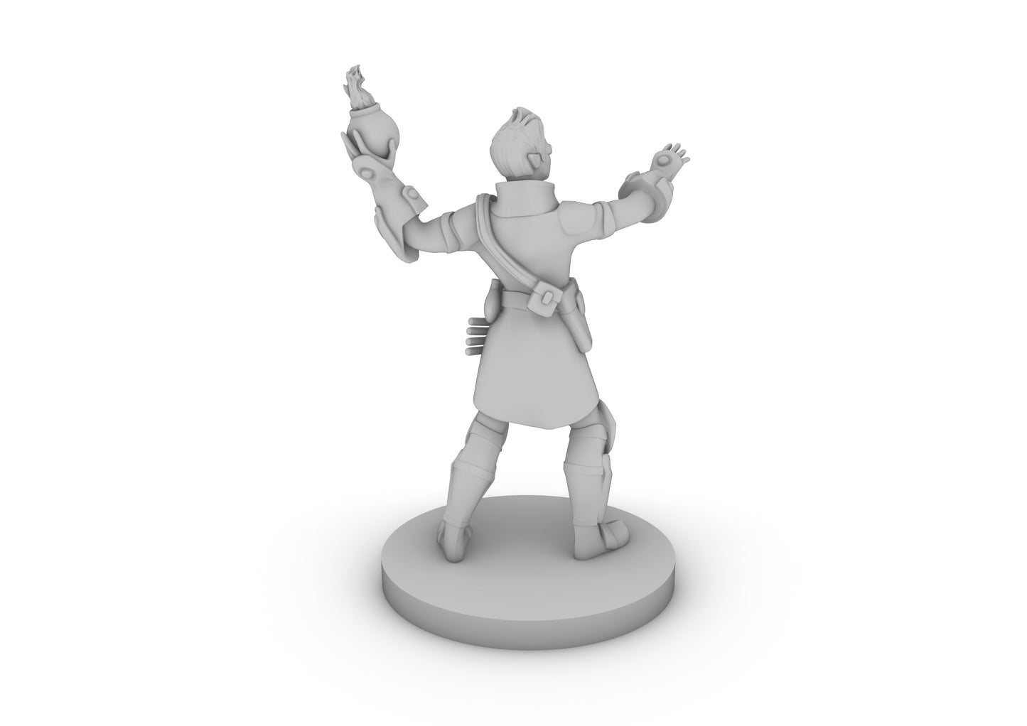 Half Elf Alchemist Boomer Tabletop DND Gaming Miniature
