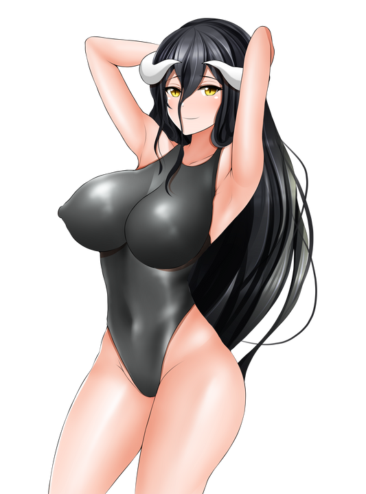 Albedo Arms Back Lewd Sticker