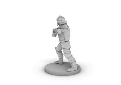 Ape Folk Lance Fighter Tabletop DND Gaming Miniature