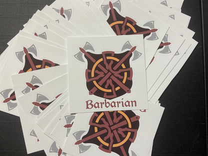 Barbarian Sticker