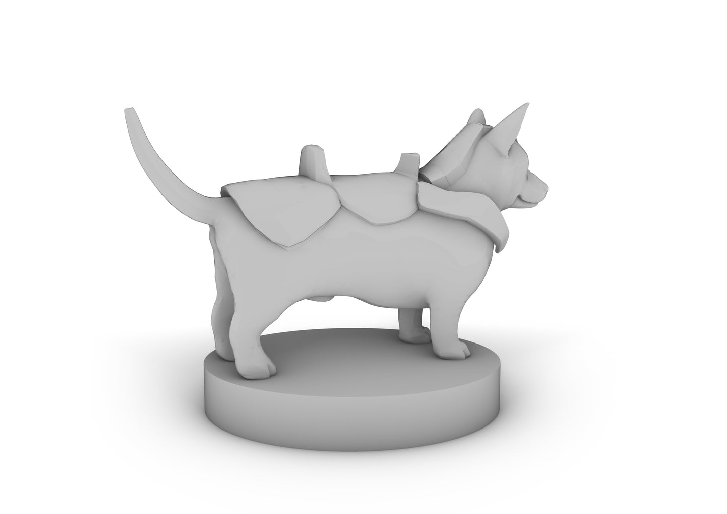 Battle Corgi Tabletop DND Gaming Miniature