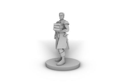 Book Ranger No WEapons Tabletop DND Gaming Miniature