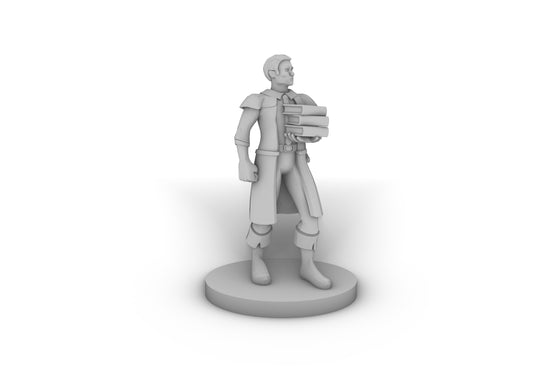 Book Ranger No WEapons Tabletop DND Gaming Miniature