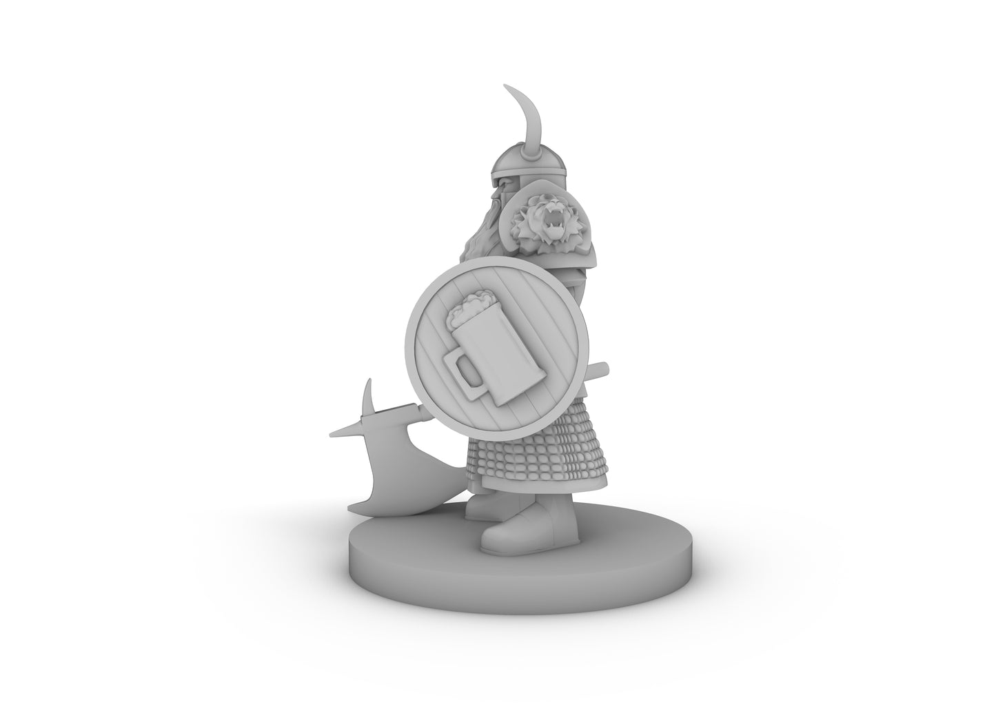 Bruenor Battlehammer Tabletop DND Gaming Miniature