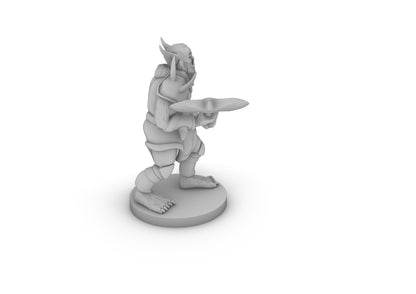 Bugbear with Axe Tabletop DND Gaming Miniature