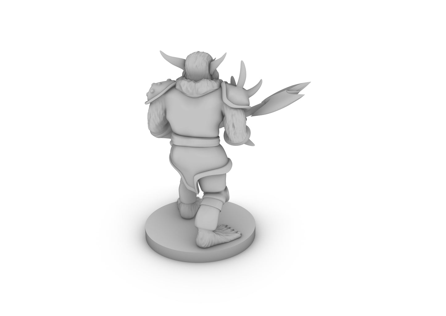 Bugbear with Axe Tabletop DND Gaming Miniature