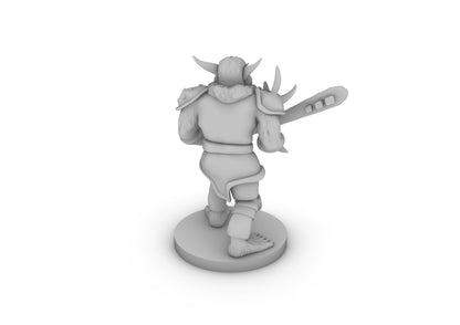 Bugbear With Club Tabletop DND Gaming Miniature