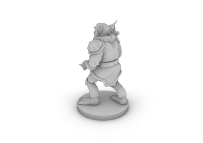 Bugbear With Club Tabletop DND Gaming Miniature