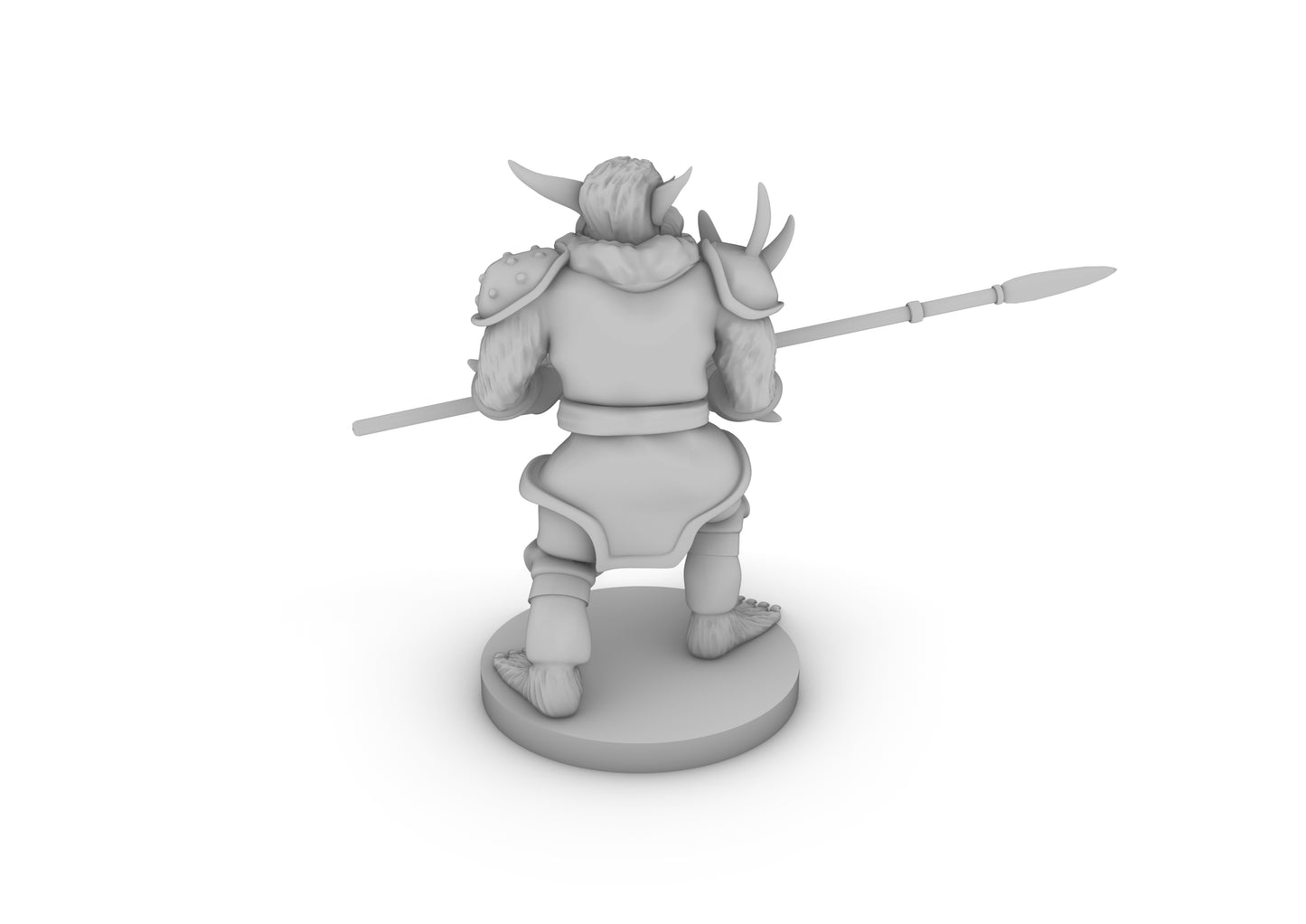 Bugbear with Lance Tabletop DND Gaming Miniature