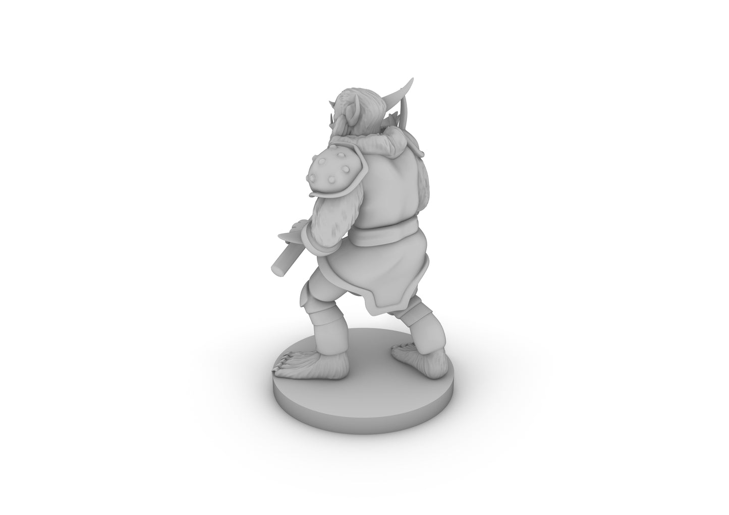 Bugbear with Morningstar Tabletop DND Gaming Miniature