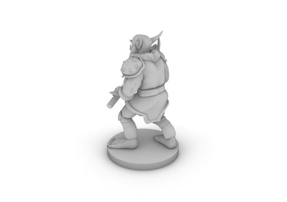 Bugbear with Morningstar Tabletop DND Gaming Miniature