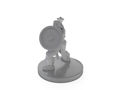 Cleric of Battle with Mace Tabletop DND Gaming Miniature