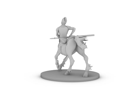 Centaur Female Fighter Tabletop DND Gaming Miniature