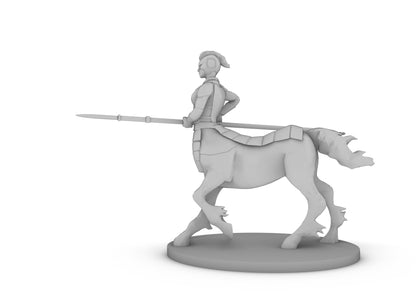 Centaur Female Fighter Tabletop DND Gaming Miniature