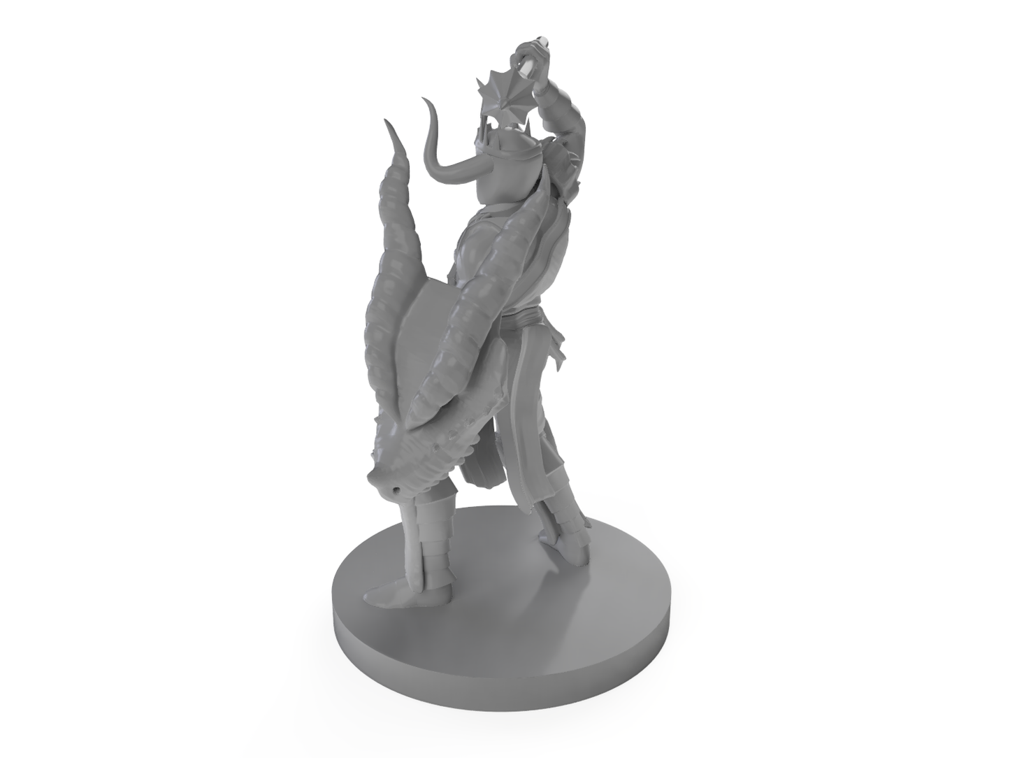 Cleric of Tiamat Tabletop DND Gaming Miniature