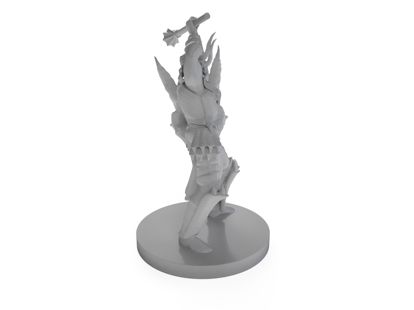 Cleric of Tiamat Tabletop DND Gaming Miniature