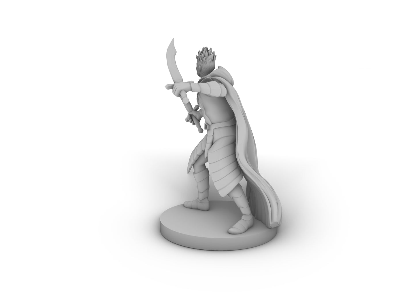 Crystal Folk Duel Wielding Ranger Tabletop DND Gaming Miniature