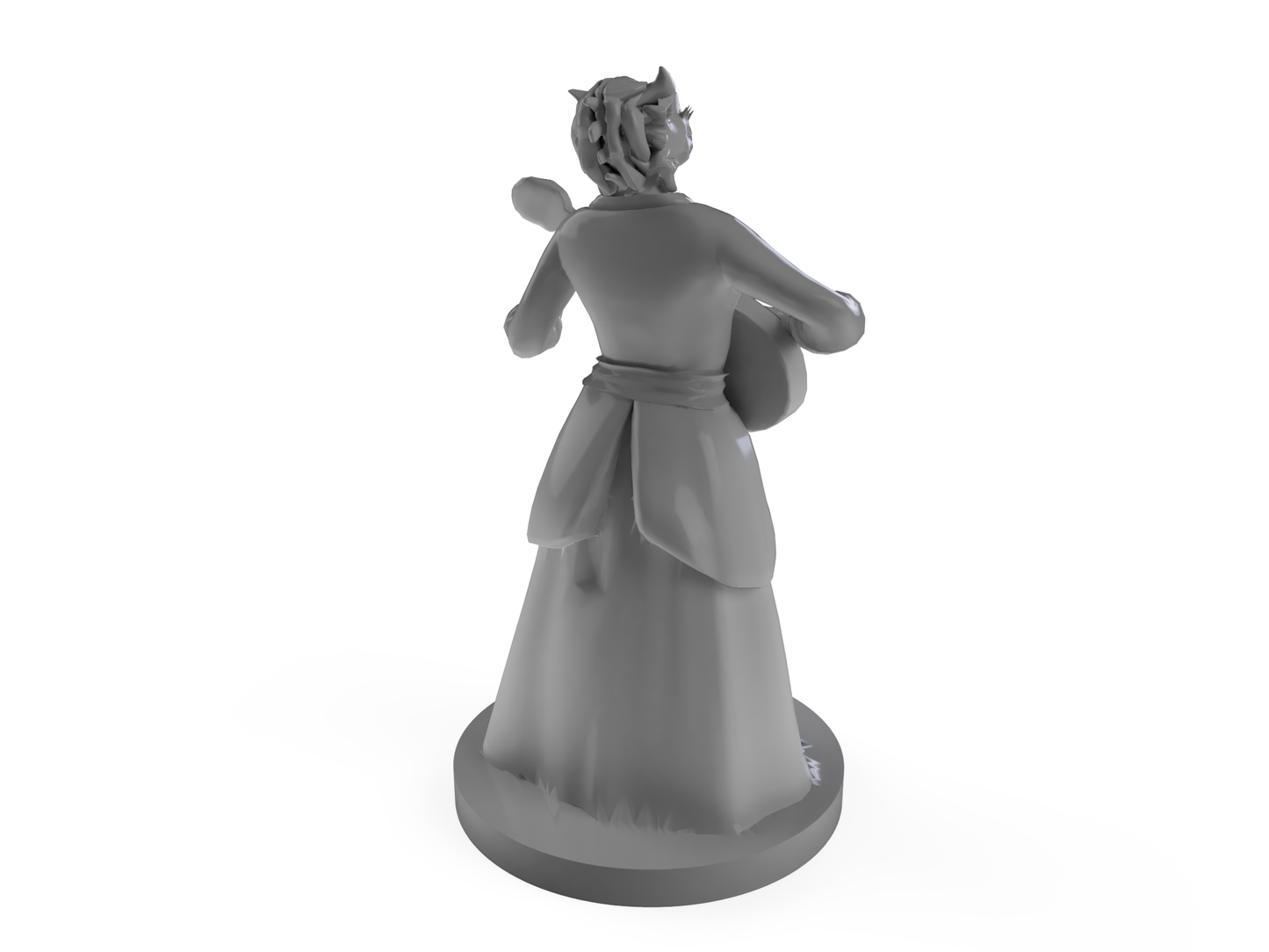 Dragonborn Female Bard Tabletop DND Gaming Miniature