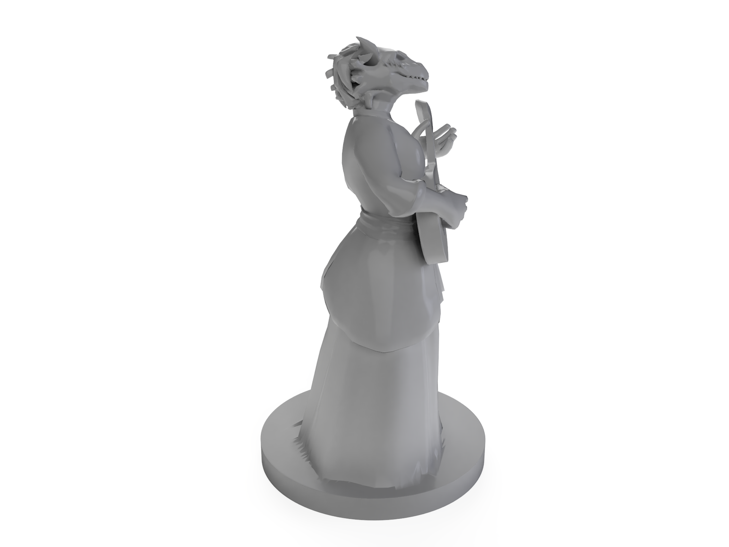 Dragonborn Female Bard Tabletop DND Gaming Miniature