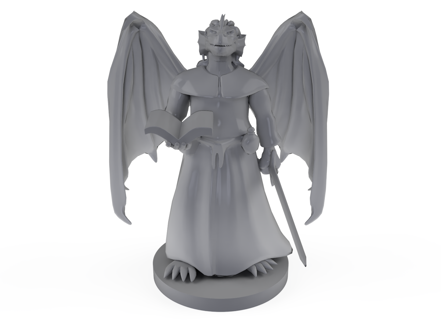 Dragonborn Priest Tabletop DND Gaming Miniature