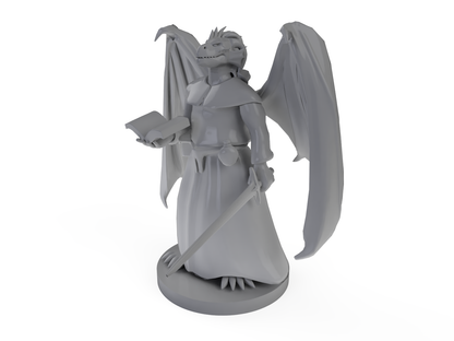 Dragonborn Priest Tabletop DND Gaming Miniature