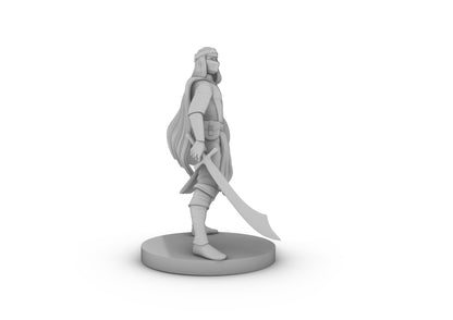 Desert Warrior Tabletop DND Gaming Miniature