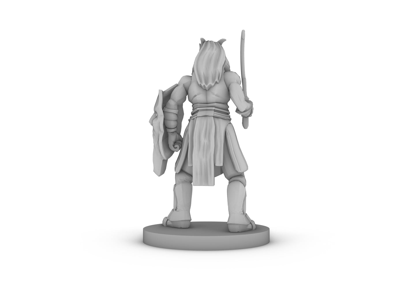 Dragonborn Desert Fighter Tabletop DND Gaming Miniature