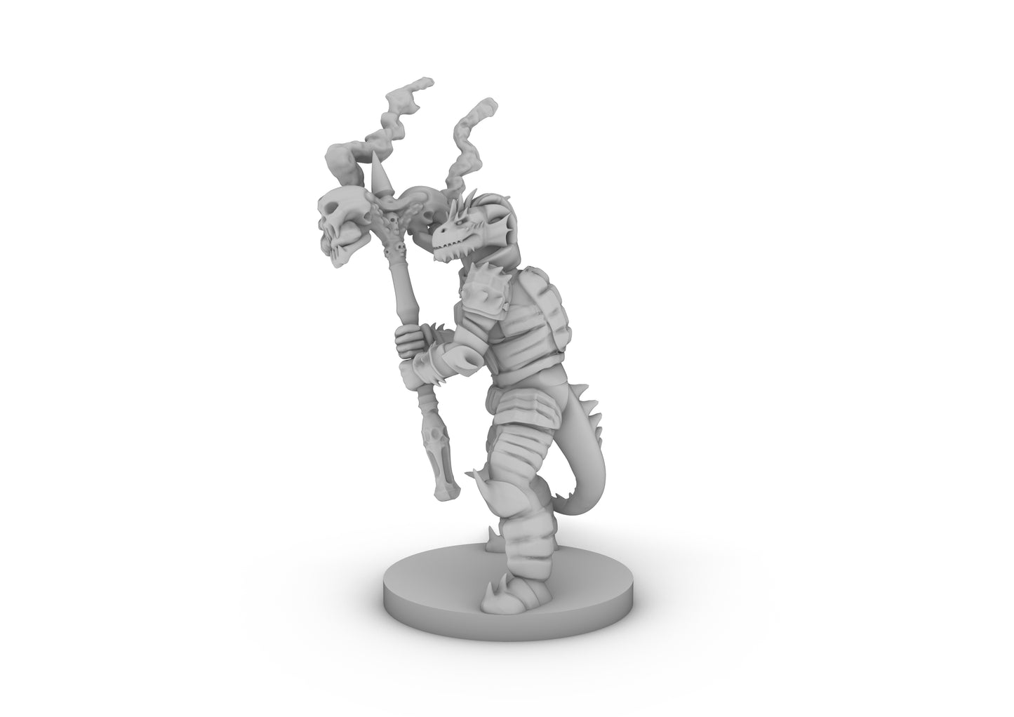 Dragonborn Fallen Paladin Tabletop DND Gaming Miniature