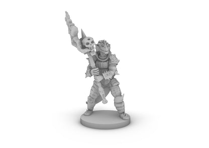 Dragonborn Fallen Paladin Tabletop DND Gaming Miniature