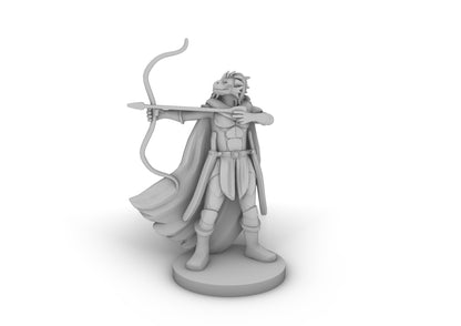 Dragonborn Female Ranger Tabletop DND Gaming Miniature