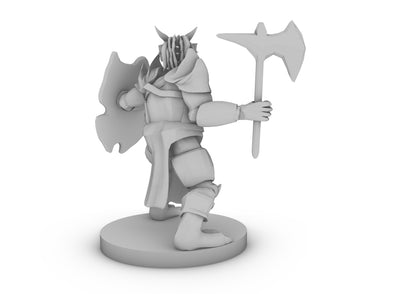 Dragonborn Paladin Whole Tabletop DND Gaming Miniature