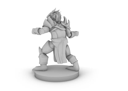 Dragonborn Paladin Body with marker Tabletop DND Gaming Miniature