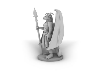 Dragonborn Scorceror Tabletop DND Gaming Miniature