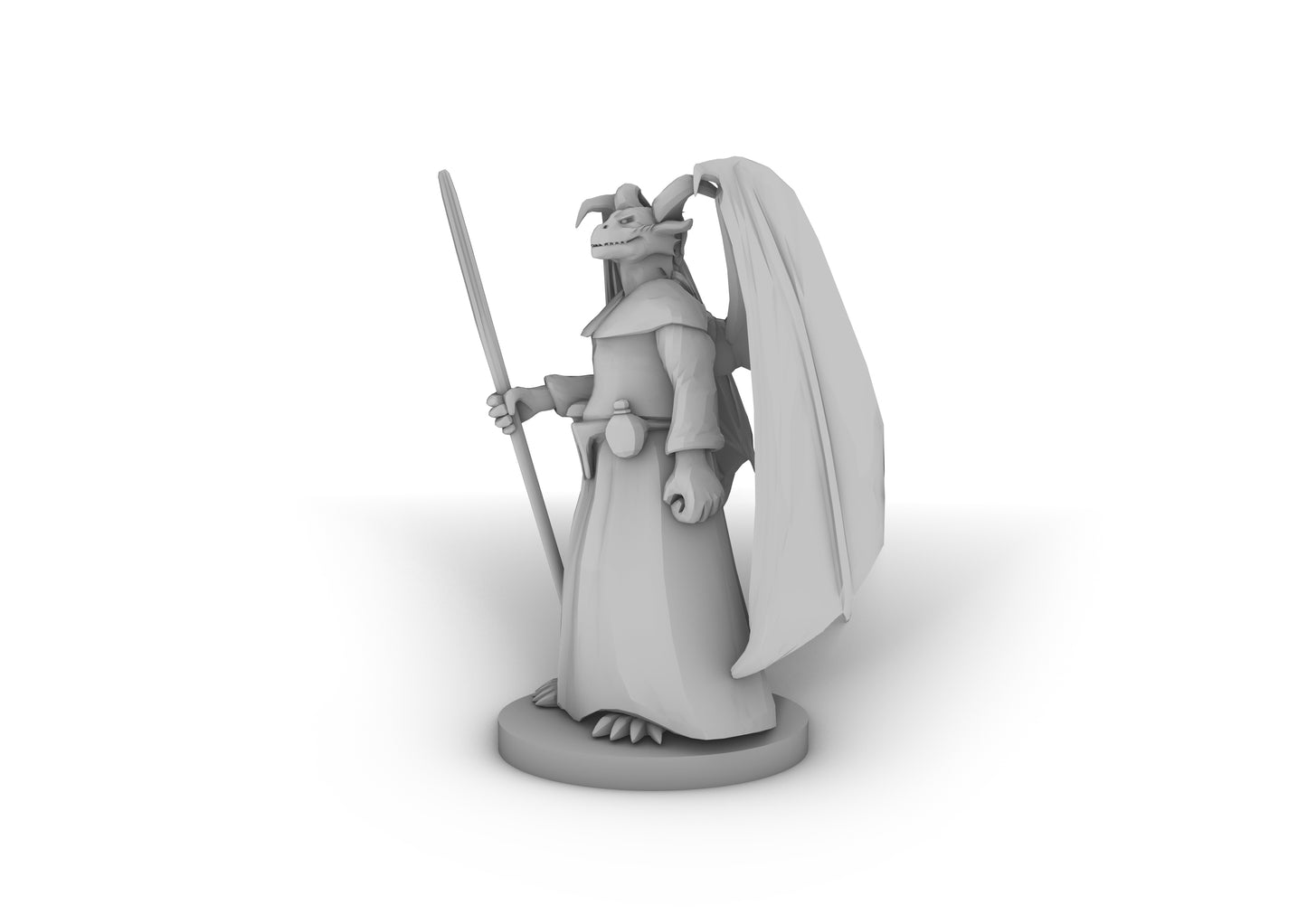 Dragonborn Scoceror Whole Tabletop DND Gaming Miniature