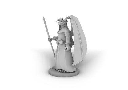 Dragonborn Scoceror Whole Tabletop DND Gaming Miniature