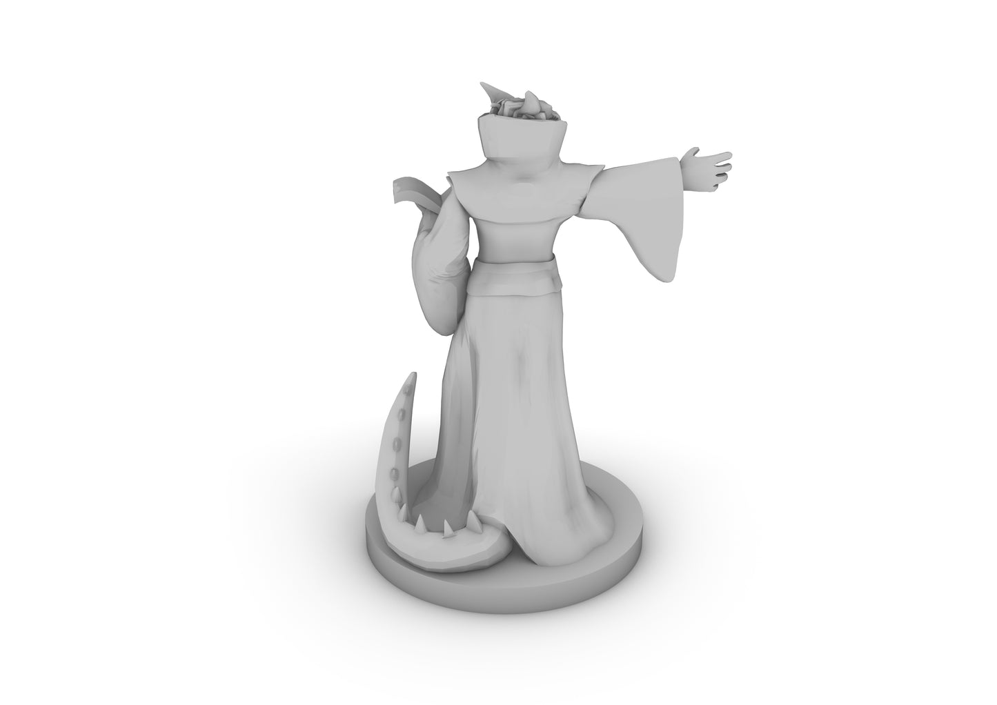 Dragonborn Warlock Tabletop DND Gaming Miniature