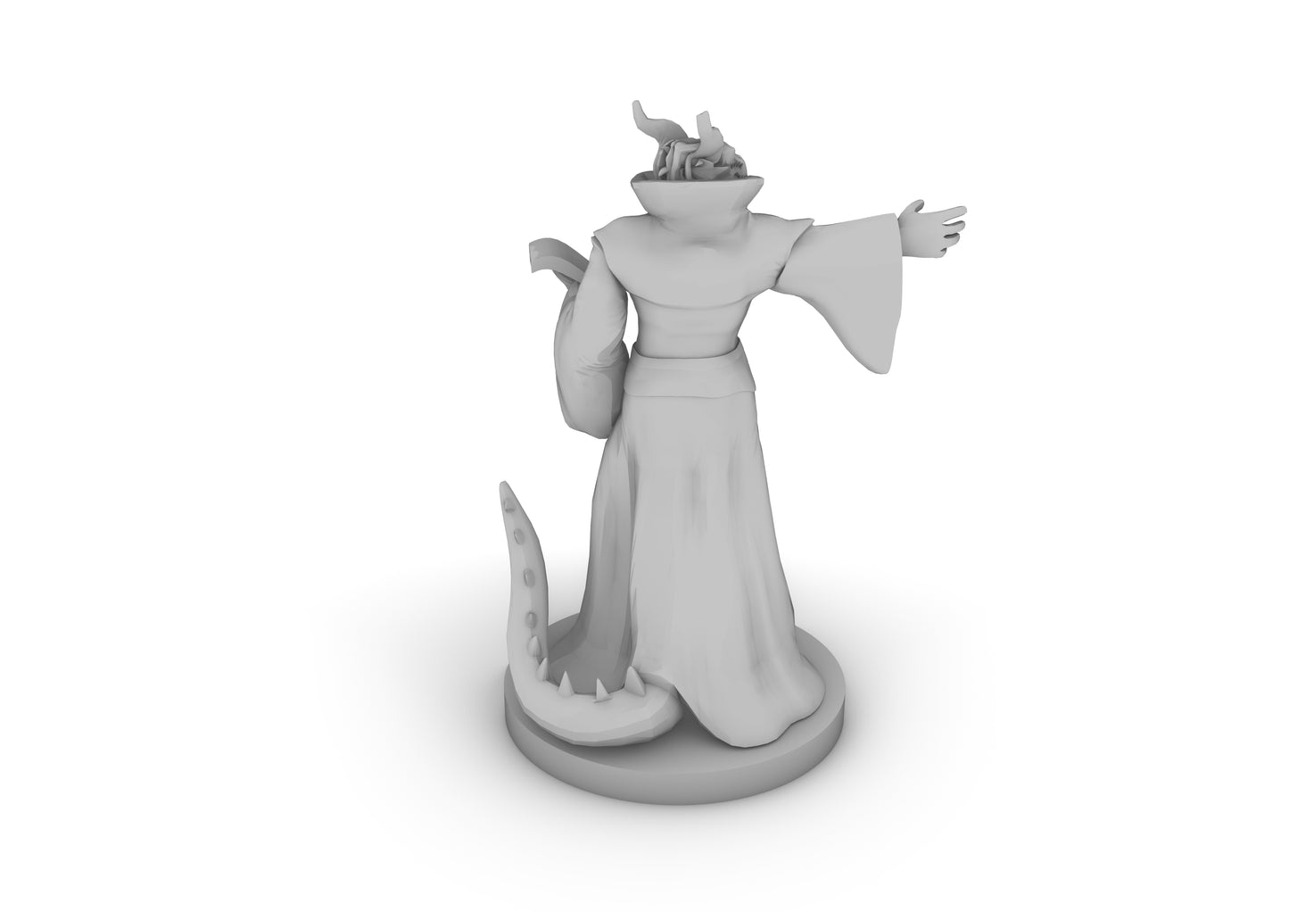 Dragonborn Warlock Male Tabletop DND Gaming Miniature