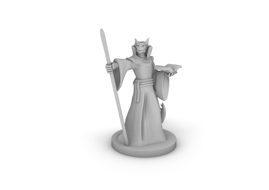 Dragonborn Wizard Female Tabletop DND Gaming Miniature