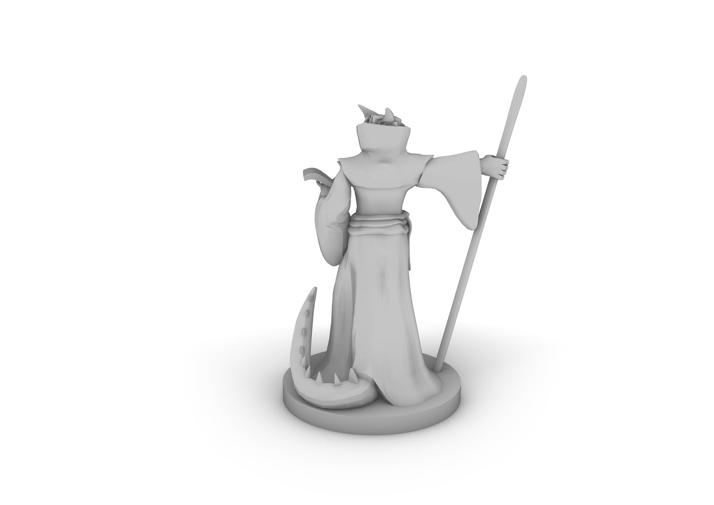 Dragonborn Wizard Female Tabletop DND Gaming Miniature