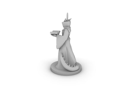 Dragonborn Wizard Female Tabletop DND Gaming Miniature