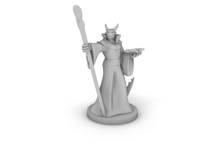 Dragonborn Wizard Male Tabletop DND Gaming Miniature