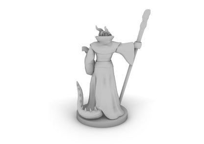 Dragonborn Wizard Male Tabletop DND Gaming Miniature