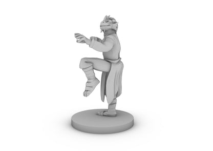 Dragonborn Monk Male Tabletop DND Gaming Miniature