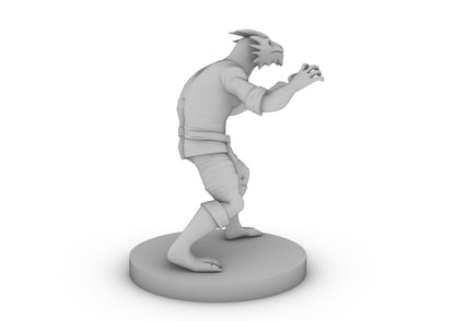 Dragonborn Monk Male 2 Tabletop DND Gaming Miniature