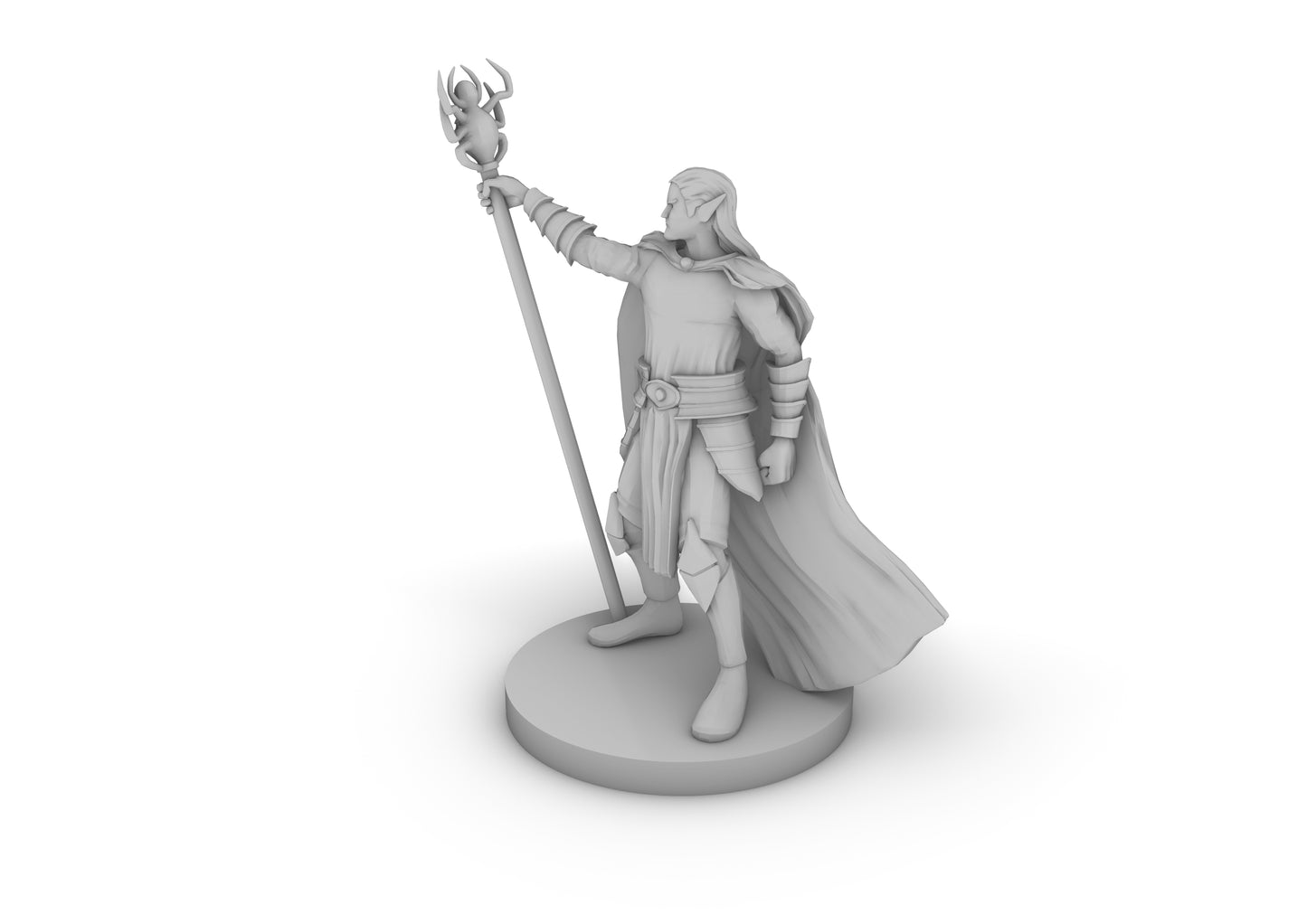 Drow Mage Tabletop DND Gaming Miniature