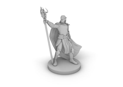 Drow Mage Tabletop DND Gaming Miniature