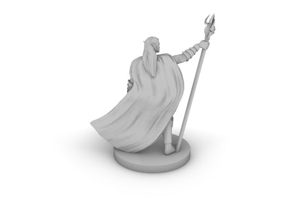 Drow Mage Tabletop DND Gaming Miniature