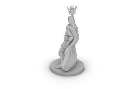 Drow Mage Tabletop DND Gaming Miniature